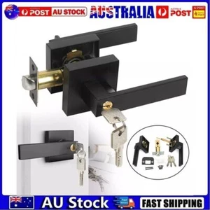 Entrance Door Handles Keys Entry Locks Passage Privacy Front Door Lever Lock Set - Picture 1 of 13