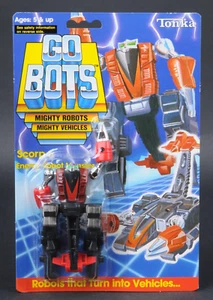 1985 Tonka Go Bots GoBots Scorp 47 Enemy Robot Monster MOC CLEAR BUBBLE - Picture 1 of 12