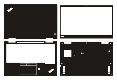 Carbon Sticker Skin Decal Cover for Lenovo ThinkPad X1 YOGA 4th Generation 2019 - Image 1 of 4