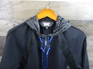 PXG Parsons Xtreme Golf Jacket Mens Medium Black Hybrid Multi Pocket Nick Jonas - Picture 1 of 14