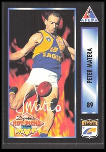 AFL 1994 AFLPA Dynamic Hot Picks West Coast Peter Matera 89/125 Sport CB-1-9-B-5 - Picture 1 of 8