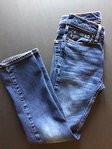 Girls Abercrombie Kids Size 9/10 Denim Jeans Straight Leg - Picture 1 of 12