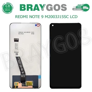 For XIAOMI REDMI NOTE 9 M2003J15SC LCD Touch Screen Display Black Replacement - Picture 1 of 4
