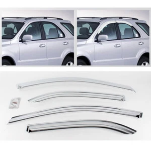 2003-2009 Sorento Chrome Sun Shade Rain Guard Door Window Visor K-639 - Picture 1 of 6