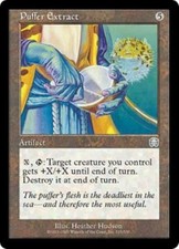 WOTC MtG Mercadian Masques Puffer Extract (U) (Foil) NM