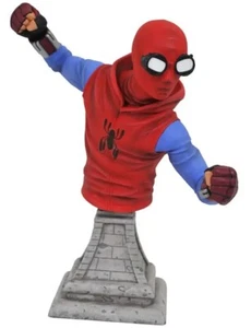 Diamond Select Spider-Man Homecoming Bust Statue Homemade Suit RRP £79.99 lot GD - Picture 1 of 1