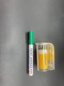 Einhand Zeichengerät mit Stift Königin, Zeichnen Zeichenstift Imkerei grün Imker - Bild 1 von 5