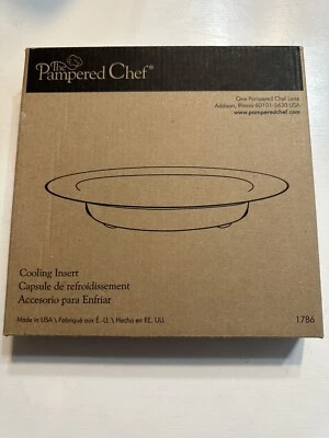 Inserto de enfriamiento The Pampered Chef para hilandero de ensaladas #1786 verde Foto 1 de 3