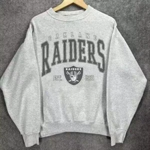 Oakland Raiders Vintage Sweatshirts Unisex Graphic For Men Women KH10742 - Picture 1 of 2