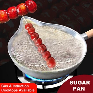 Edelstahl Zucker Dip Topf Herd Schmelzpfanne mit Griff Kochen Tanghulu - Bild 1 von 11