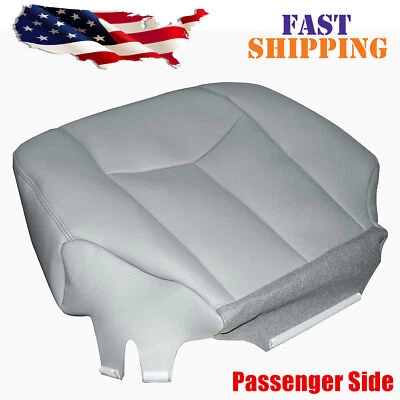 For 2003 2004 2005 2006 Chevy Tahoe Suburban Passenger Bottom Seat Cover Gray922 - Image 1 of 4