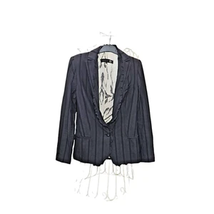 Roberto Just Cavalli Size 42 Blazer Italy Black Made in Italy Rare - Picture 1 of 9