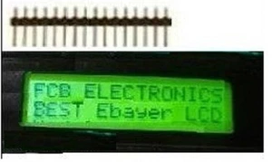 USA* 16x2 HD44780 Black Character on Green Backlight + Free Headers  *USA  - Picture 1 of 1