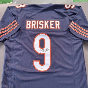 Camiseta Jaquan Brisker Autografiada Firmada XL Custom Bears-Holograma JSA - Imagen 1 de 6