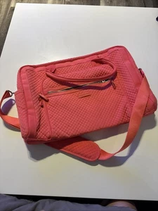 Vera Bradley Weekender Travel Bag Suitcase Coral MSRP 120.00 - Picture 1 of 13