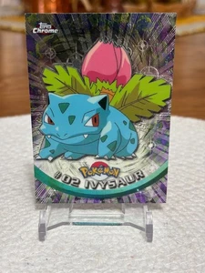 2000 Topps Chrome Pokemon Series 1 #02 IVYSAUR - Bild 1 von 2