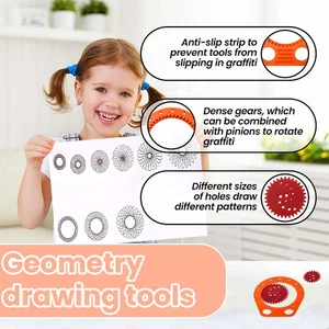 Geometric Drawing Tools, Creative Painting, Plastic Multi-functional Tools - Picture 1 of 8