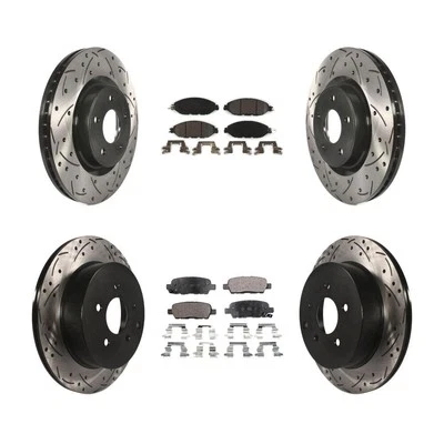 Rotores de freno ranurados delanteros traseros para INFINITI QX60 JX35 2013-2020 oe5Z Performance Foto 1 de 4