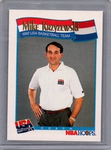 1991-92 Aros #588 Mike Krzyzewski Dream Team EE. UU. Tarjeta Juegos Olímpicos - Imagen 1 de 2