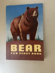Libro de colección 1954 impreso Bear Cub Scout manual Boy Scouts of America usado - Imagen 1 de 4