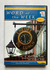 CBC Word of the Week Vol 1 Audio CD C'est la vie French Canadian Language Learn - Picture 1 of 4