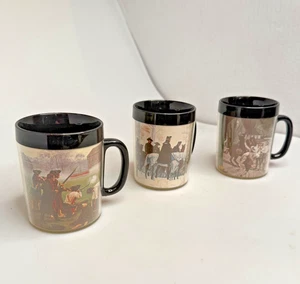Thermo-Serv Revolutionary War Mug Set of 3 PC 10oz Coffee Cups USA - Picture 1 of 12