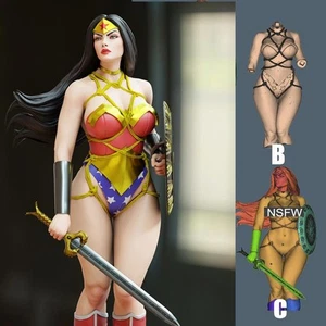 Wonder Woman 1/8 1/4 1/3 3D Print Model Kit Unpainted Unassembled 3 Version GK - Picture 1 of 10