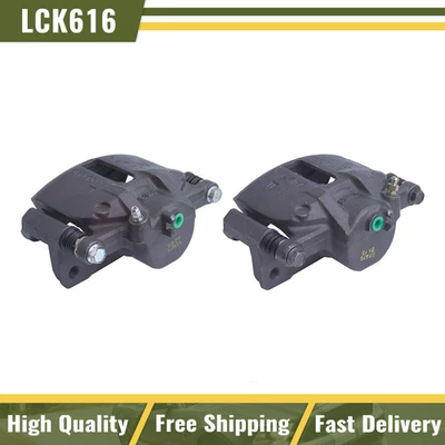 For 1986-1990 Acura Legend Front Left & Right Brake Calipers and Bracket - Image 1 of 4