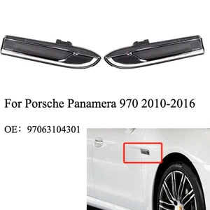 Pair Fender Turn Signal Lights Compatible Panamera 970 2010-2016 97063104301 - Picture 1 of 13