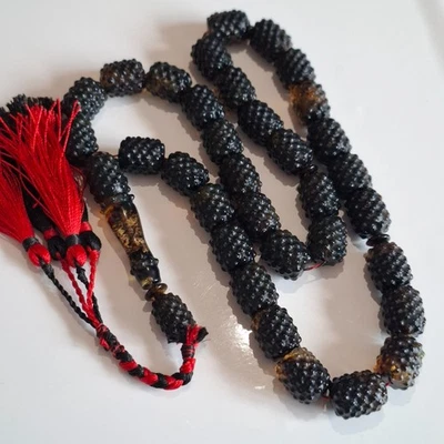 📿Rosario cuentas ámbar ROSARIO ÁMBAR Misbah Tasbih 33 tallas cuentas ámbar 47g📿 Foto 1 de 4