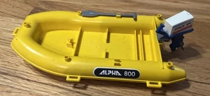 Playmobil 3479 Alpha 800 1984 bote de buceo amarillo juguete incompleto coleccionable - Imagen 1 de 8