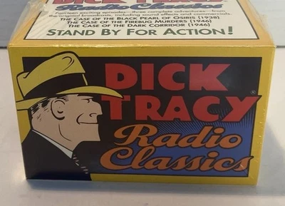 Dick Tracy Radio Classics 4 Cassette SEALED HBP 16707 High Bridge VTG NOS - Image 1 of 4