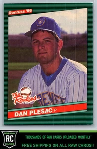 1986 Donruss The Rookies Dan Plesac #14 Milwaukee Brewers - Bild 1 von 2