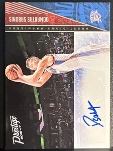 Panini Prestige #8 Domantas Sabonis Prestigious Premieres Auto 2016-17 - Imagen 1 de 2