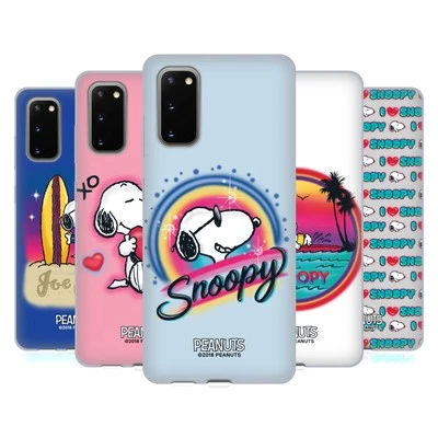 OFFICIAL PEANUTS SNOOPY BOARDWALK AIRBRUSH SOFT GEL CASE FOR SAMSUNG PHONES 1 - Image 1 of 4