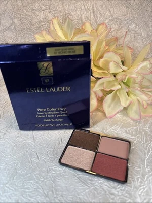 ESTEE LAUDER LUXE EYE SHADOW QUAD REFILL ~ 07 BOHO ROSE ~ Full Size NIB FreeShip - Image 1 of 2