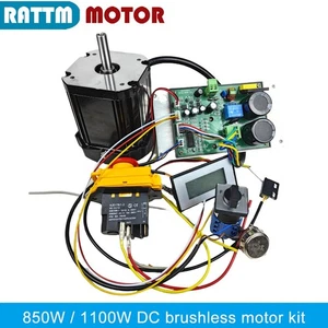 850W 1100W Brushless DC Spindle Motor Kit Main Board For CD210v WM210v Lathe - Picture 1 of 12