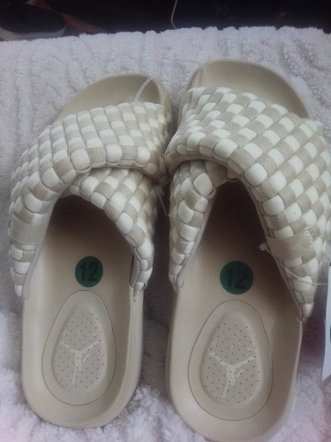 Sandali uomo Jordan Air Woven taglia 12 vela latte cocco