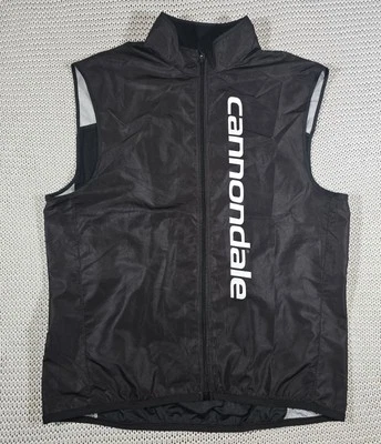 Cannondale Elite Cycling Vest Men Sz L Full Zip Lightweight 3 Pockets Polyester  - Image 1 of 4