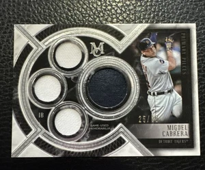 2018 Topps Museum Miguel Cabrera /99 Quad Prime Patch Relic Card Tigers  - Picture 1 of 2