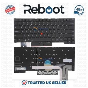 New Lenovo Thinkpad T14s 1st Gen (Type 20T0, 20T1) 2020 UK Backlit Keyboard - Picture 1 of 1
