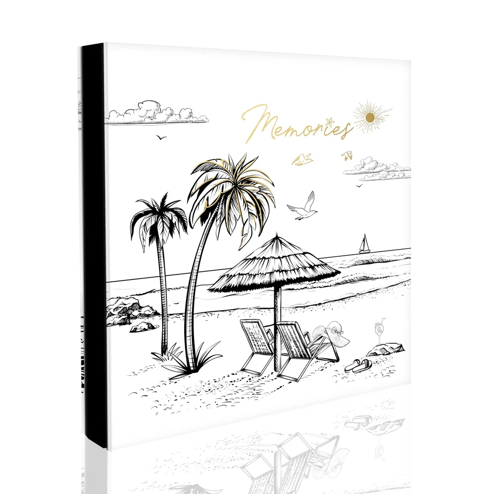 Álbum de fotos de viaje 4x6 500 fotos cinco fotos por página, foto grande de vacaciones... Foto 1 de 4