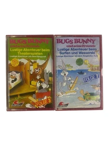 2x BUGS BUNNY und seine Freunde MC Hörspiel Maritim Kassette Konvolut - Foto 1 di 6