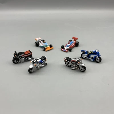 Vintage 1980s Galoob Micro Machines Race Cars Motorcycles Lot Formula 1 Bike Set - Image 1 of 4