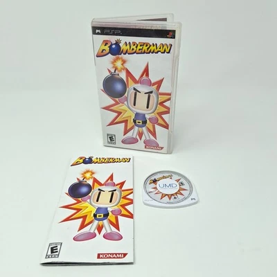 Bomberman (Sony PSP, 2006) Video Game Complete with Manual CIB - Tested - Image 1 of 4