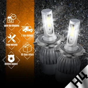 H4 HB2 9003 488W 48800LM CREE COB LED Headlight Kit High/Low Beam Power 6000K - Picture 1 of 12