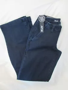 Ladies "Apt 9" Size 2L, Blue Rinswash, Mid Rise, Relaxed Leg Opening, Trousers - Picture 1 of 4