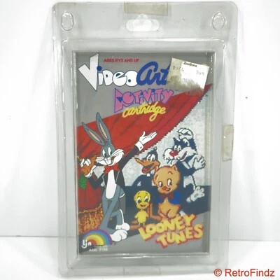 Vintage Looney Tunes Video Art Activity Game Cartridge LJN 1987 - Image 1 of 4