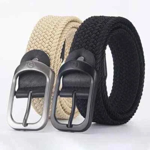 Ceinture Élastique Tissée Unisexe pour Hommes & Femmes, Décontractée et Sportive - Picture 1 of 17