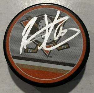 RYAN STROME SIGNED ANAHEIM DUCKS HOCKEY PUCK W/ CASE COA - Picture 1 of 1